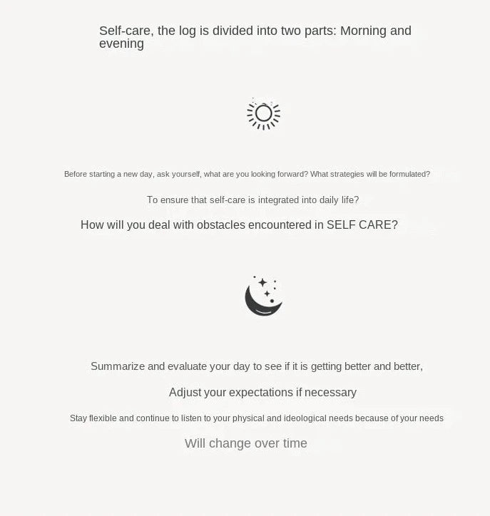A5 Self-care Journal