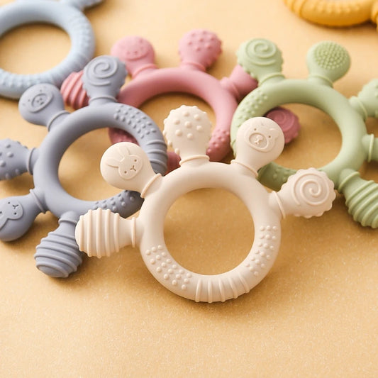 Multi head Teething Ring